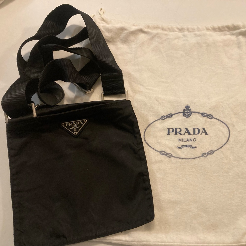 Prada Nylon Sling Crossbody with Dust Bag